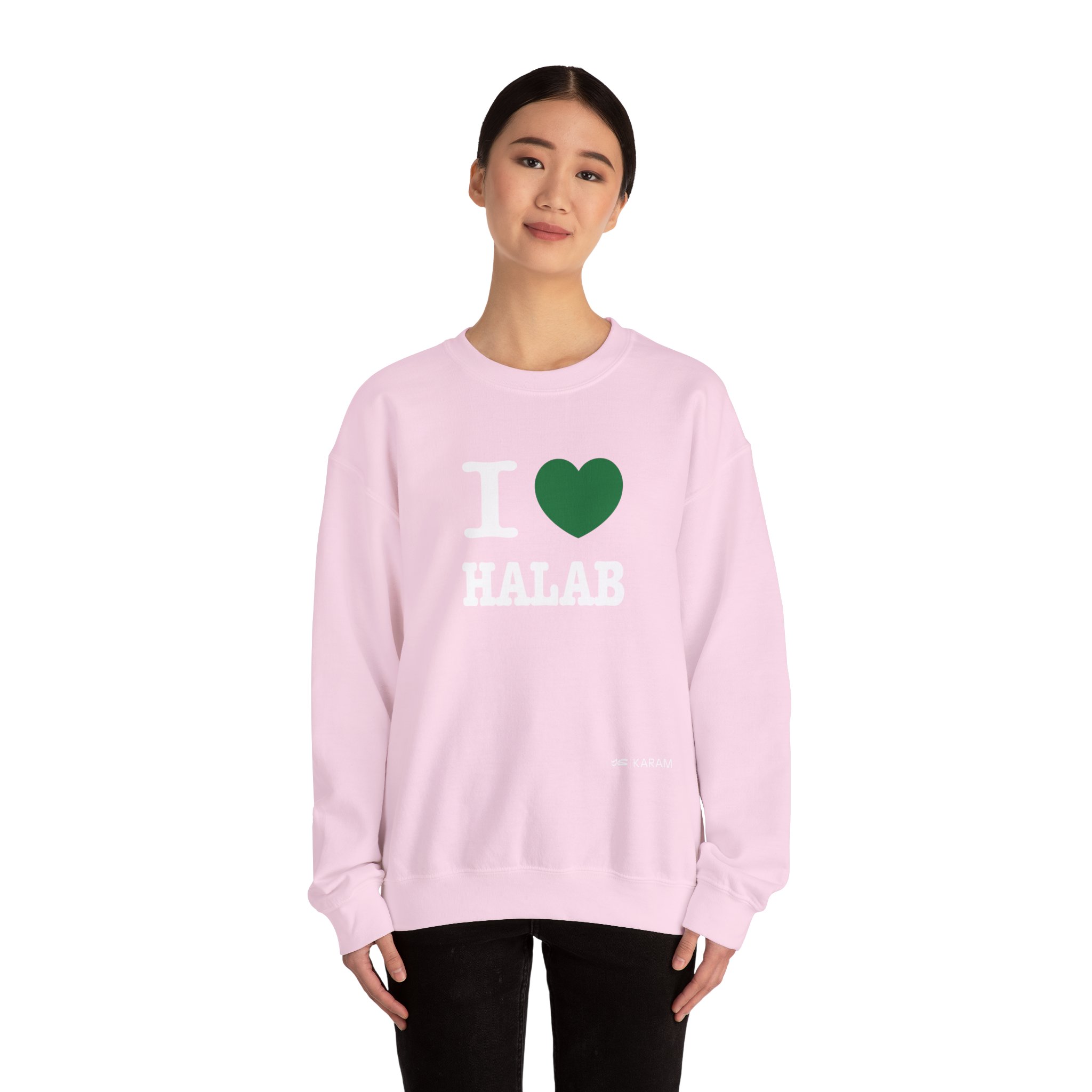 I Love Halab Unisex Heavy Blend Crewneck - Image 33