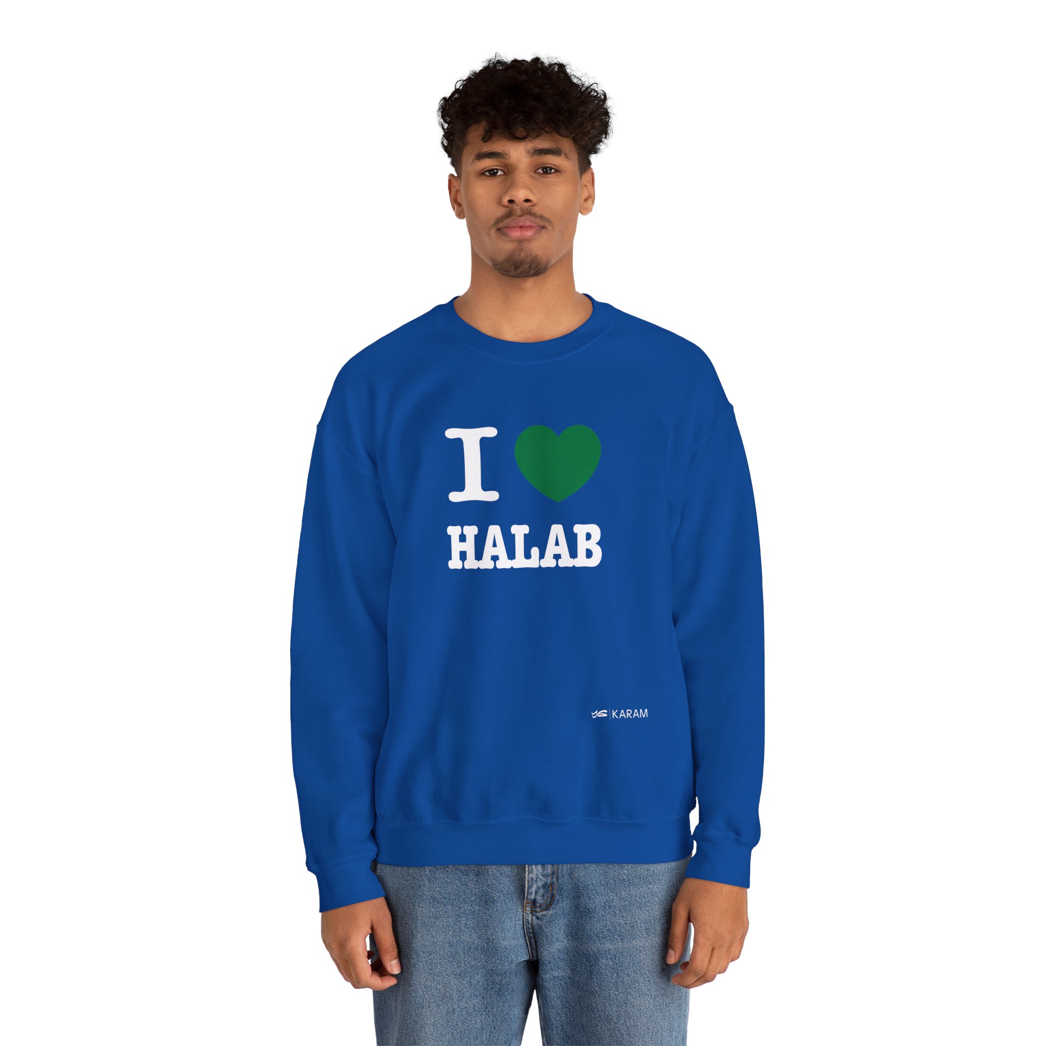 I Love Halab Unisex Heavy Blend Crewneck - Image 25