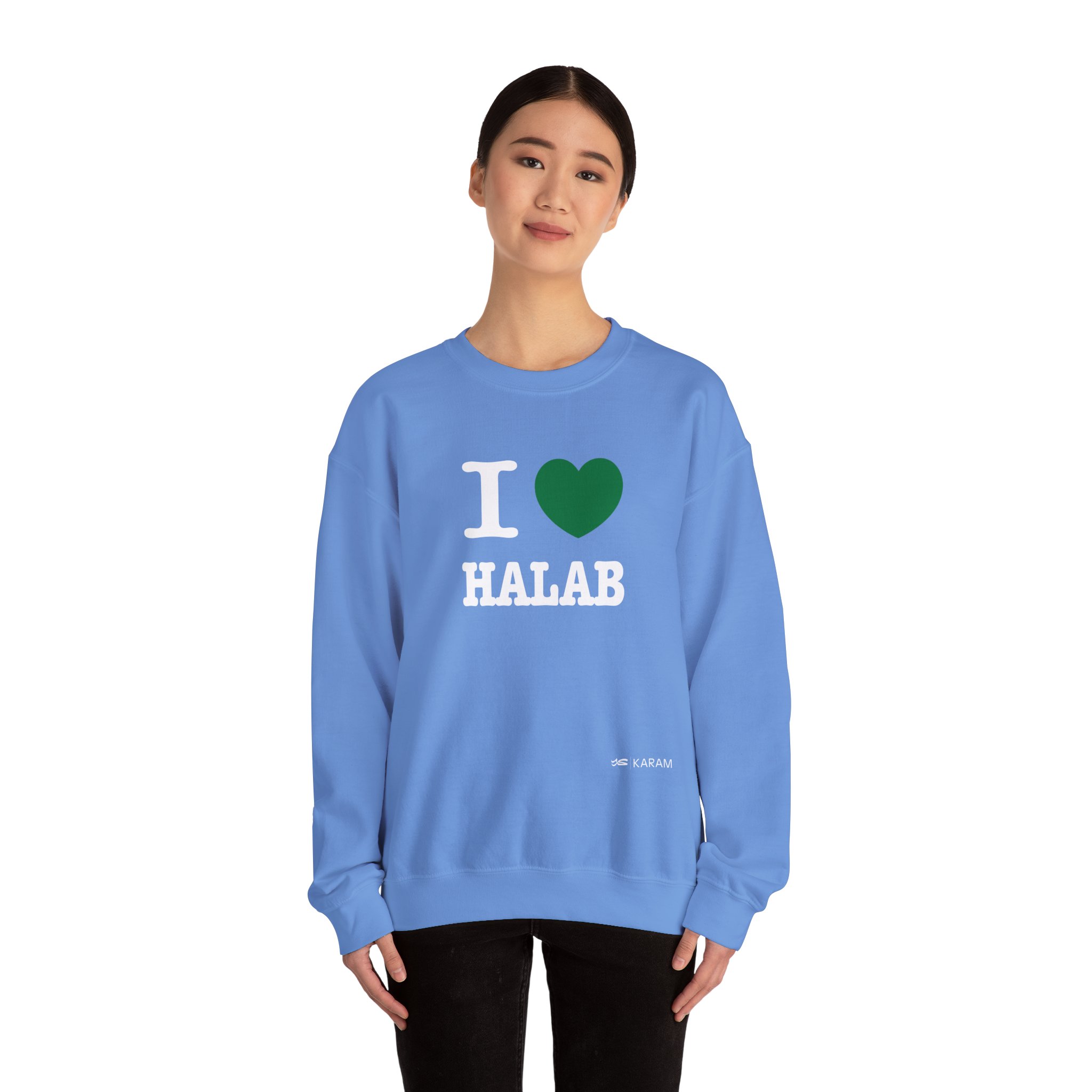 I Love Halab Unisex Heavy Blend Crewneck - Image 21