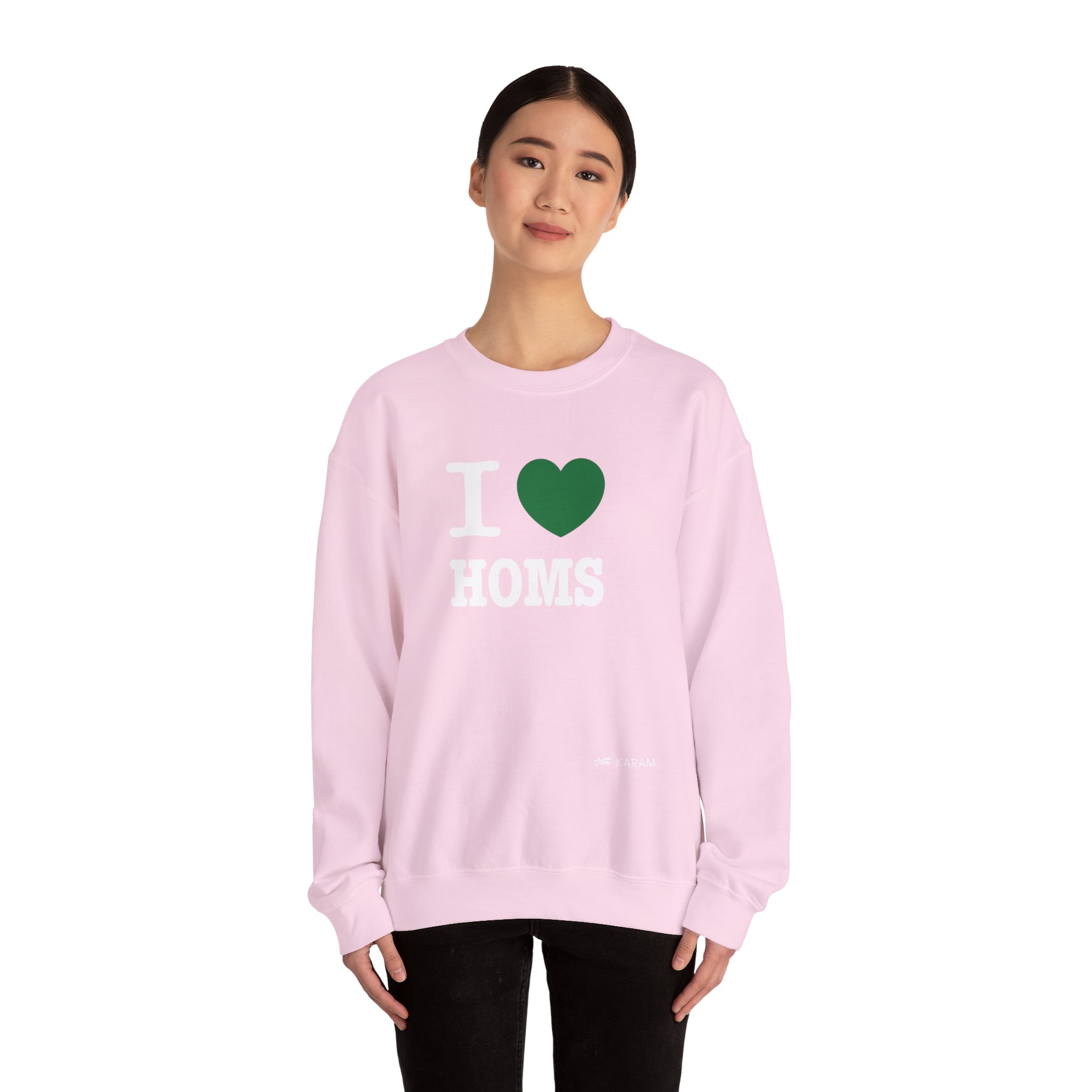 I Love Homs Unisex Heavy Blend Crewneck - Image 34