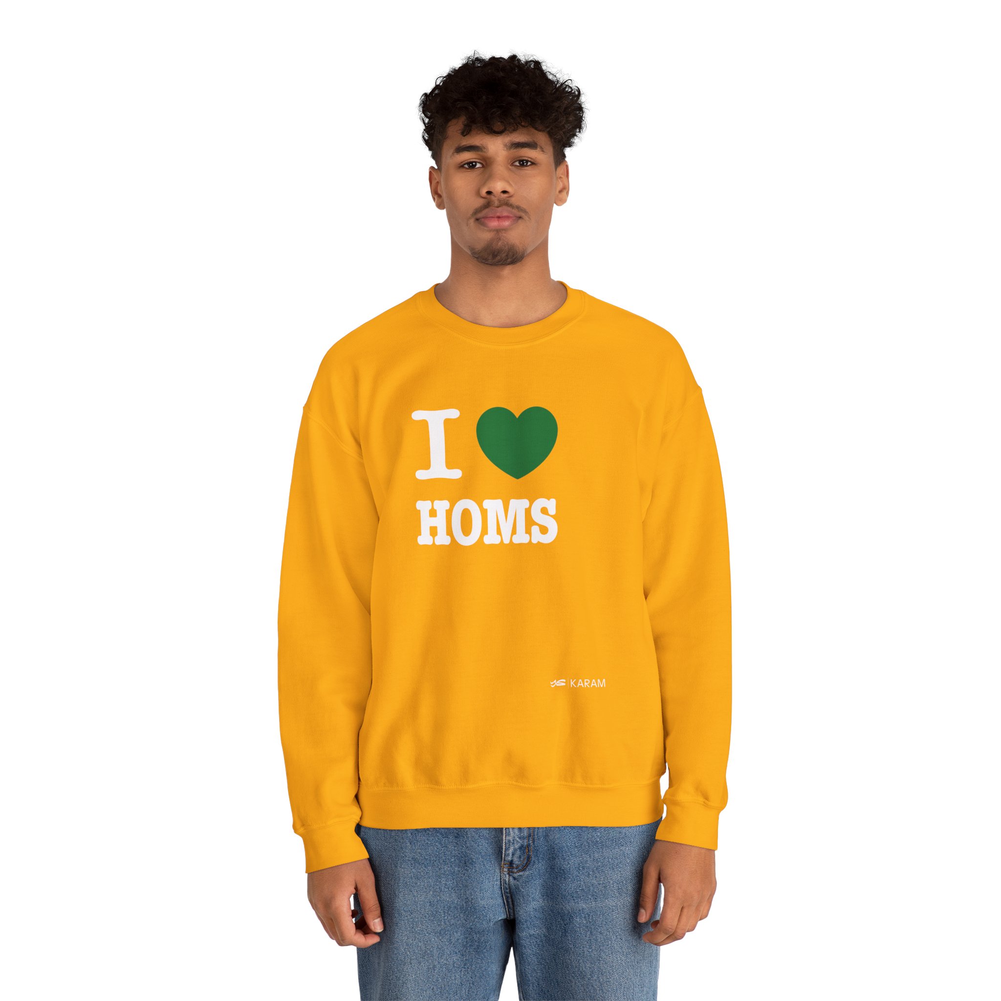 I Love Homs Unisex Heavy Blend Crewneck - Image 14