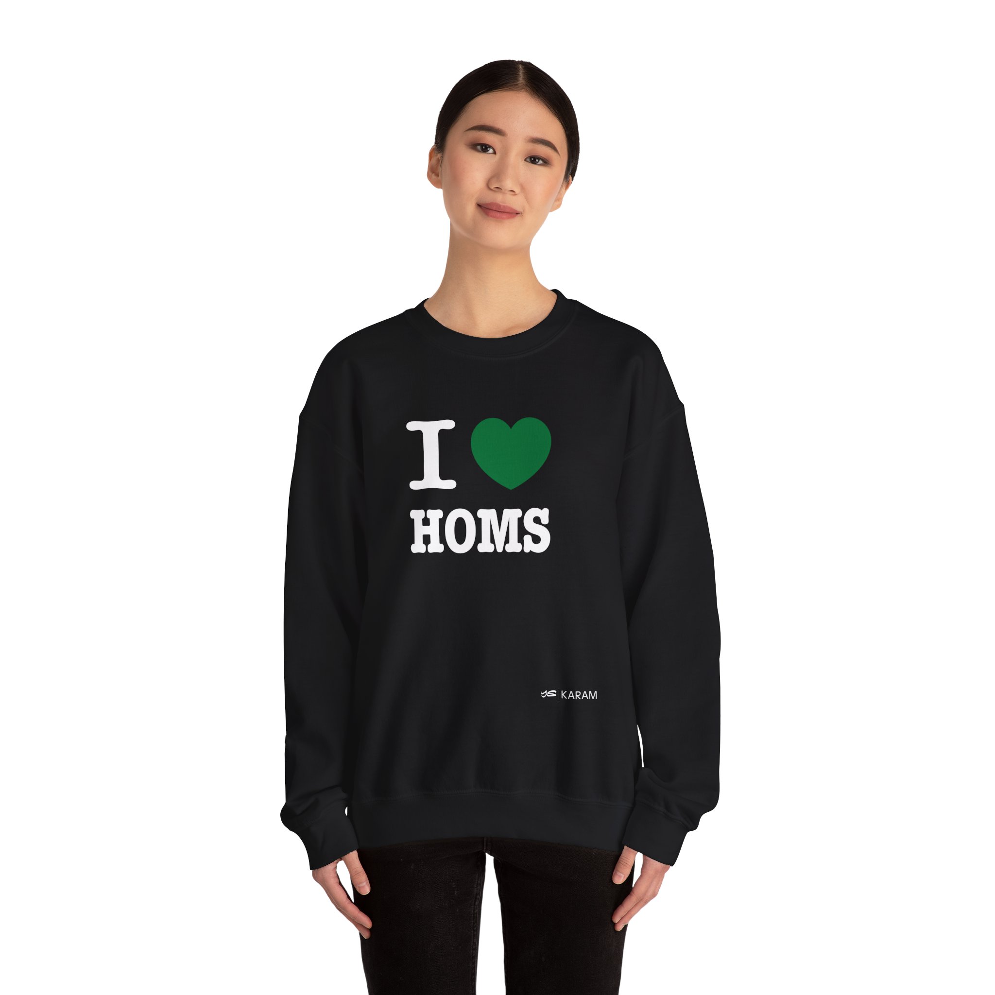 I Love Homs Unisex Heavy Blend Crewneck - Image 7