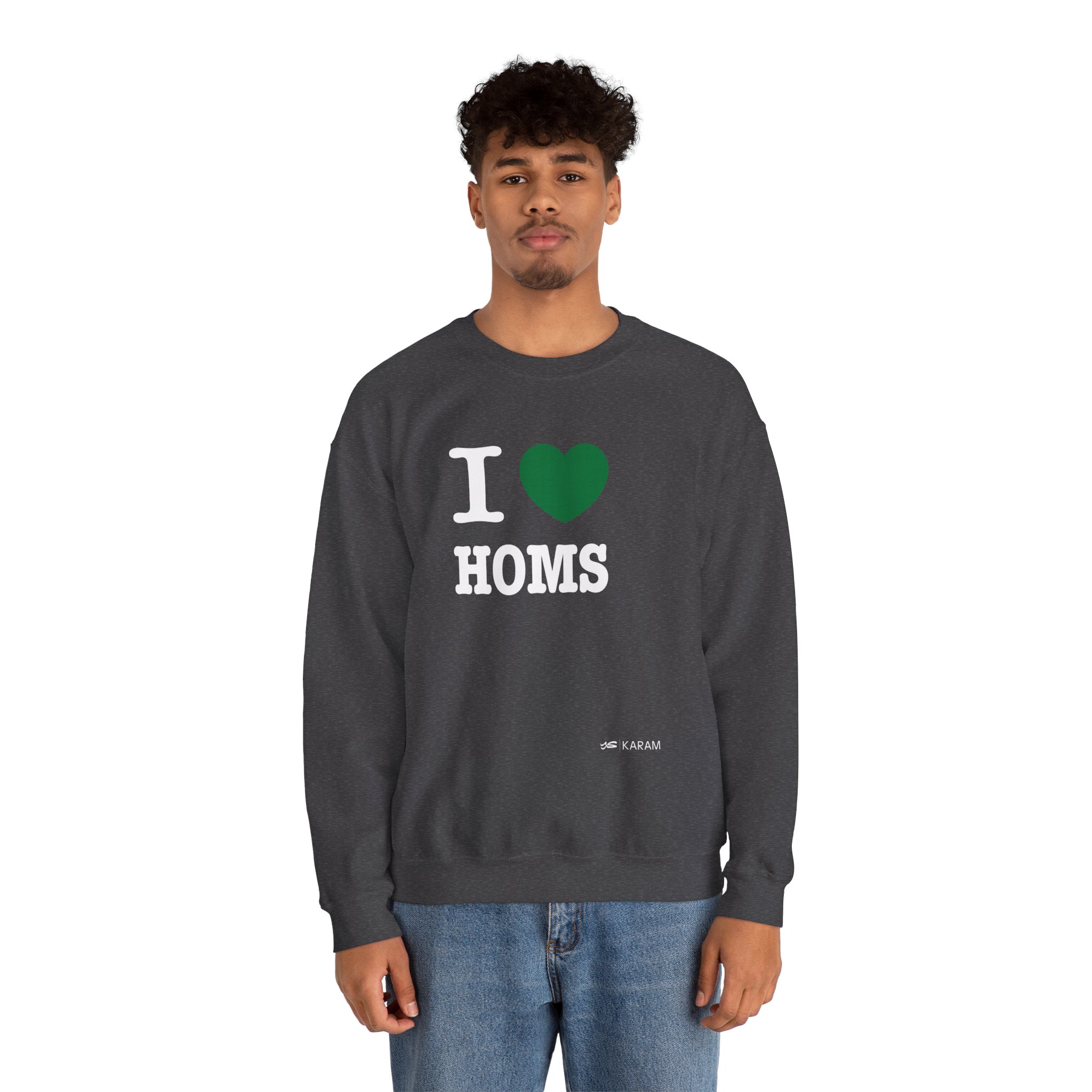 I Love Homs Unisex Heavy Blend Crewneck - Image 20