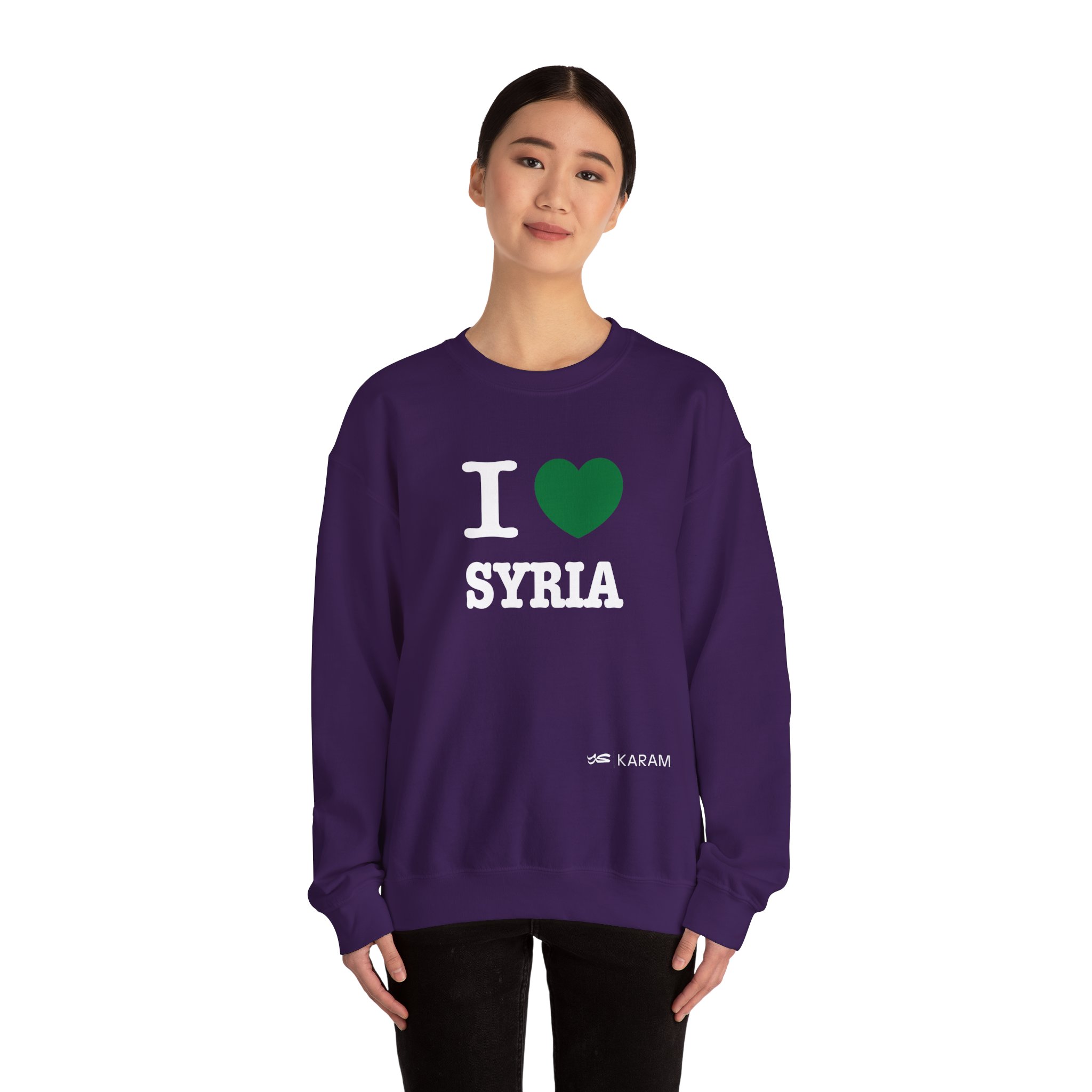 I Love Syria Unisex Heavy Blend Crewneck - Image 30