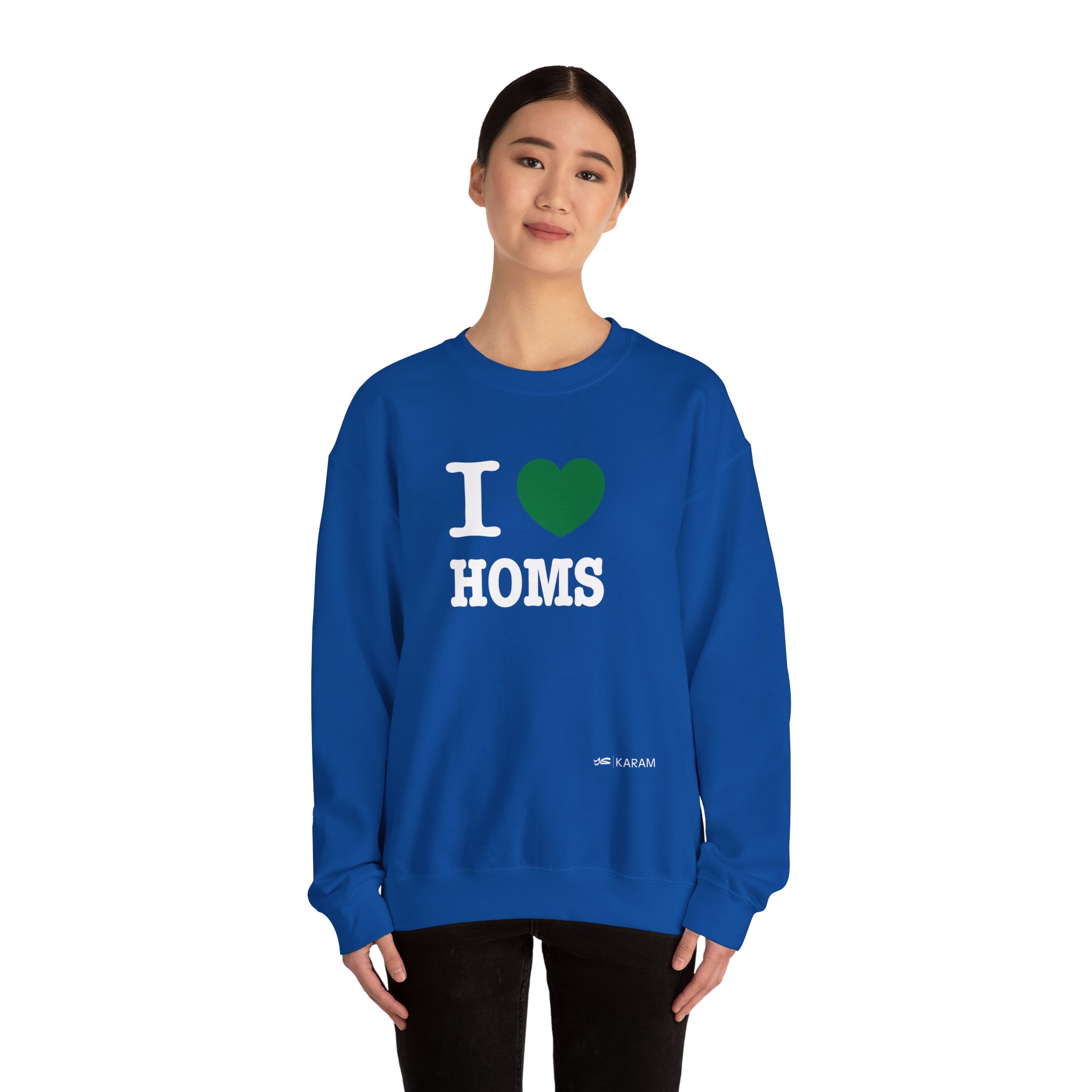 I Love Homs Unisex Heavy Blend Crewneck - Image 25