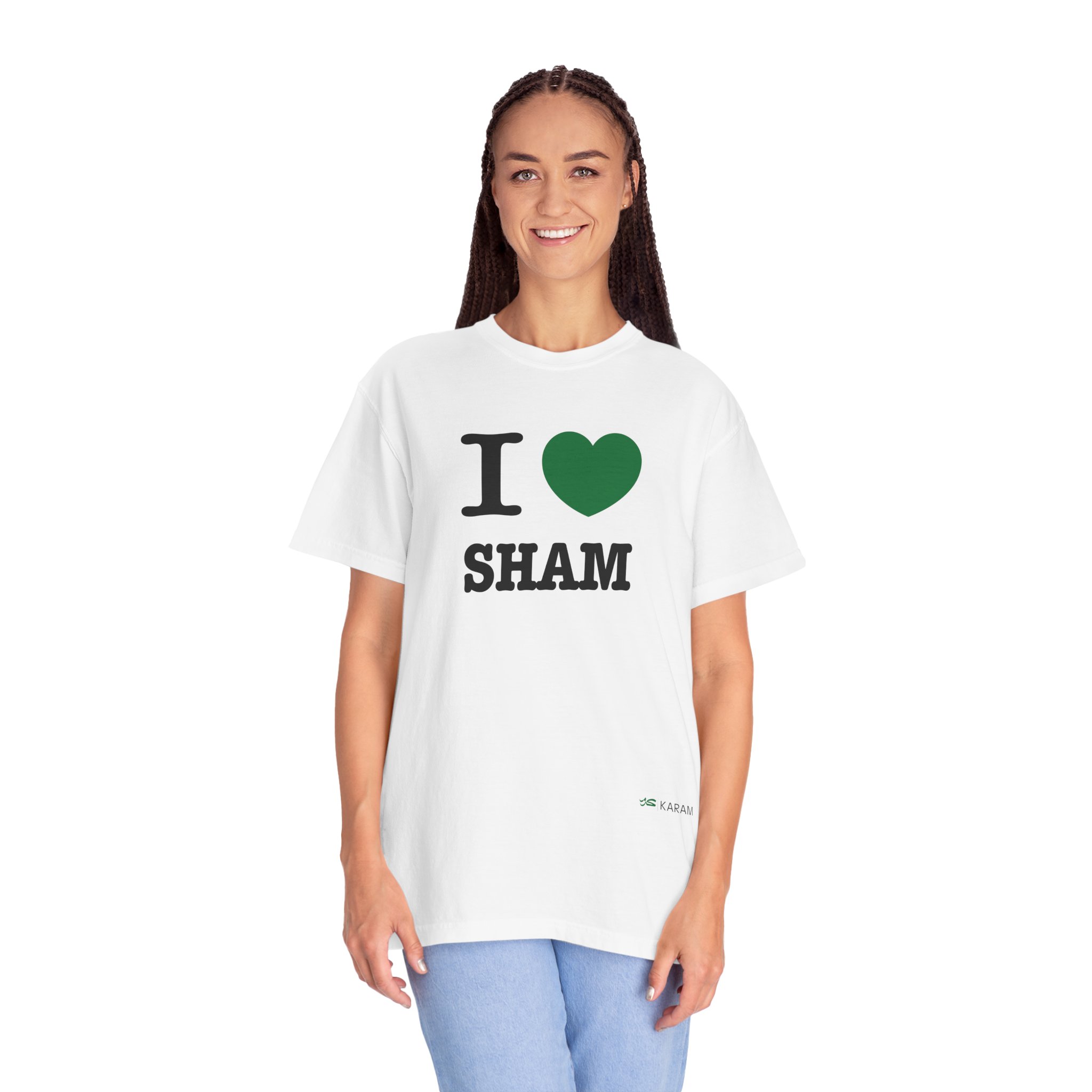 I Love Sham Unisex T-Shirt - Image 3