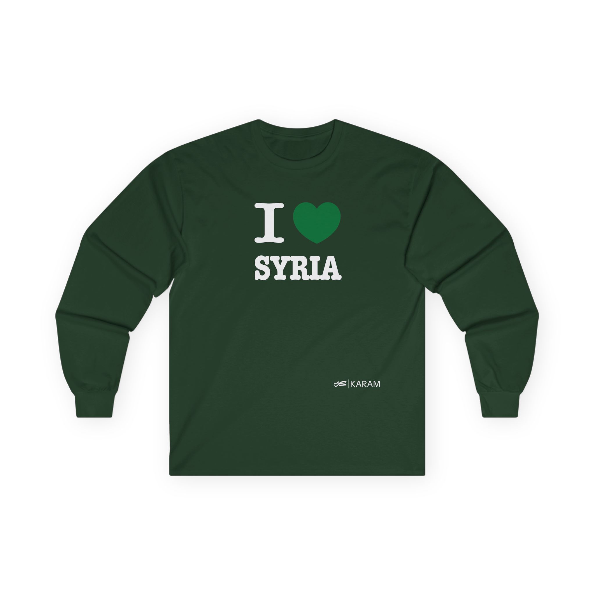 I Love Syria Unisex Ultra Cotton Long Sleeve Tee - Image 9
