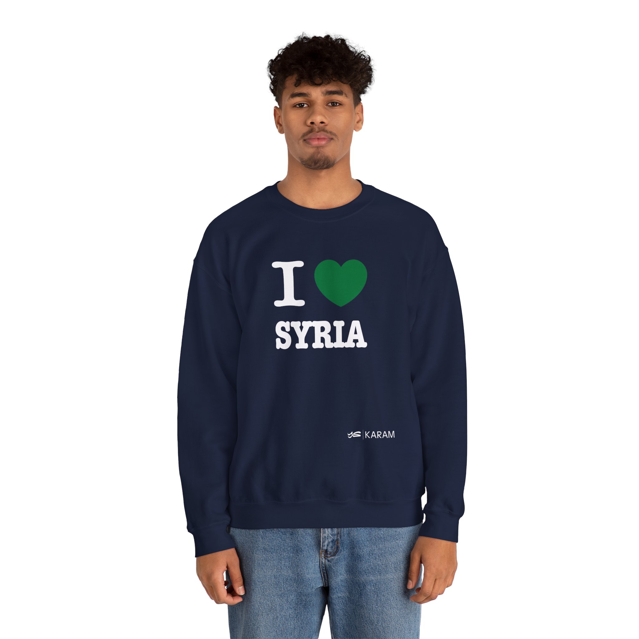 I Love Syria Unisex Heavy Blend Crewneck - Image 28