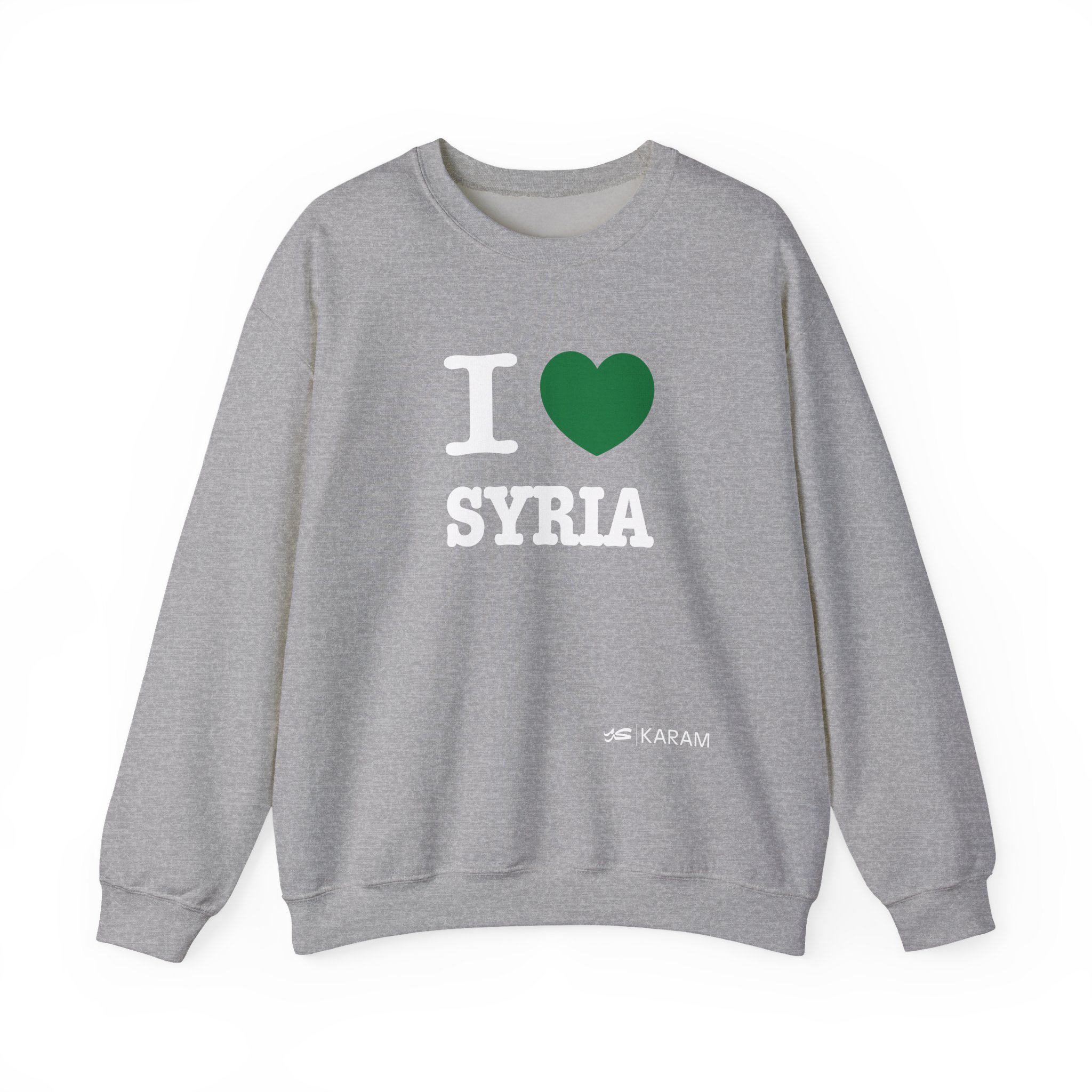 I Love Syria Unisex Heavy Blend Crewneck - Image 11