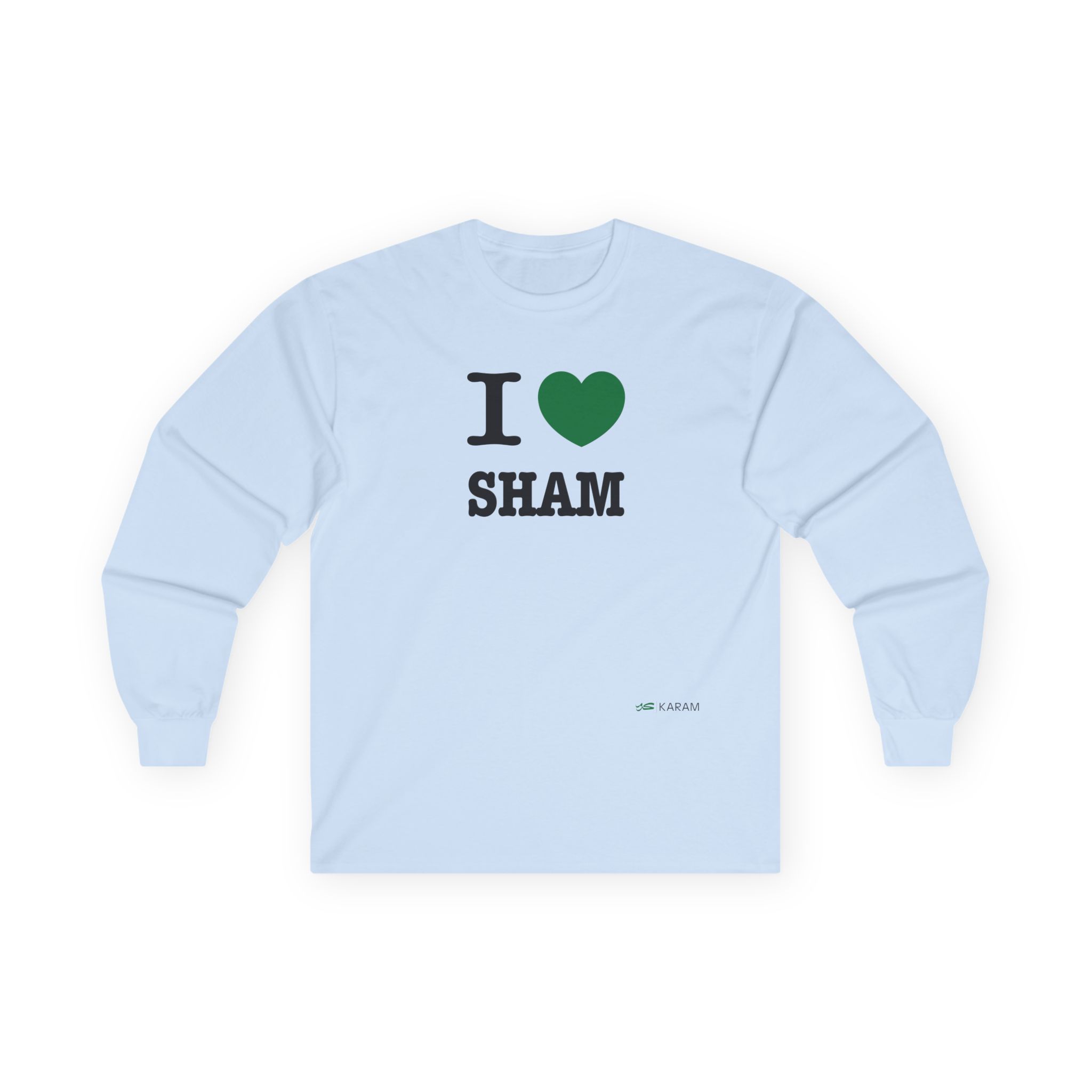 I Love Sham (Damascus) Unisex Ultra Cotton Long Sleeve Tee - Image 13