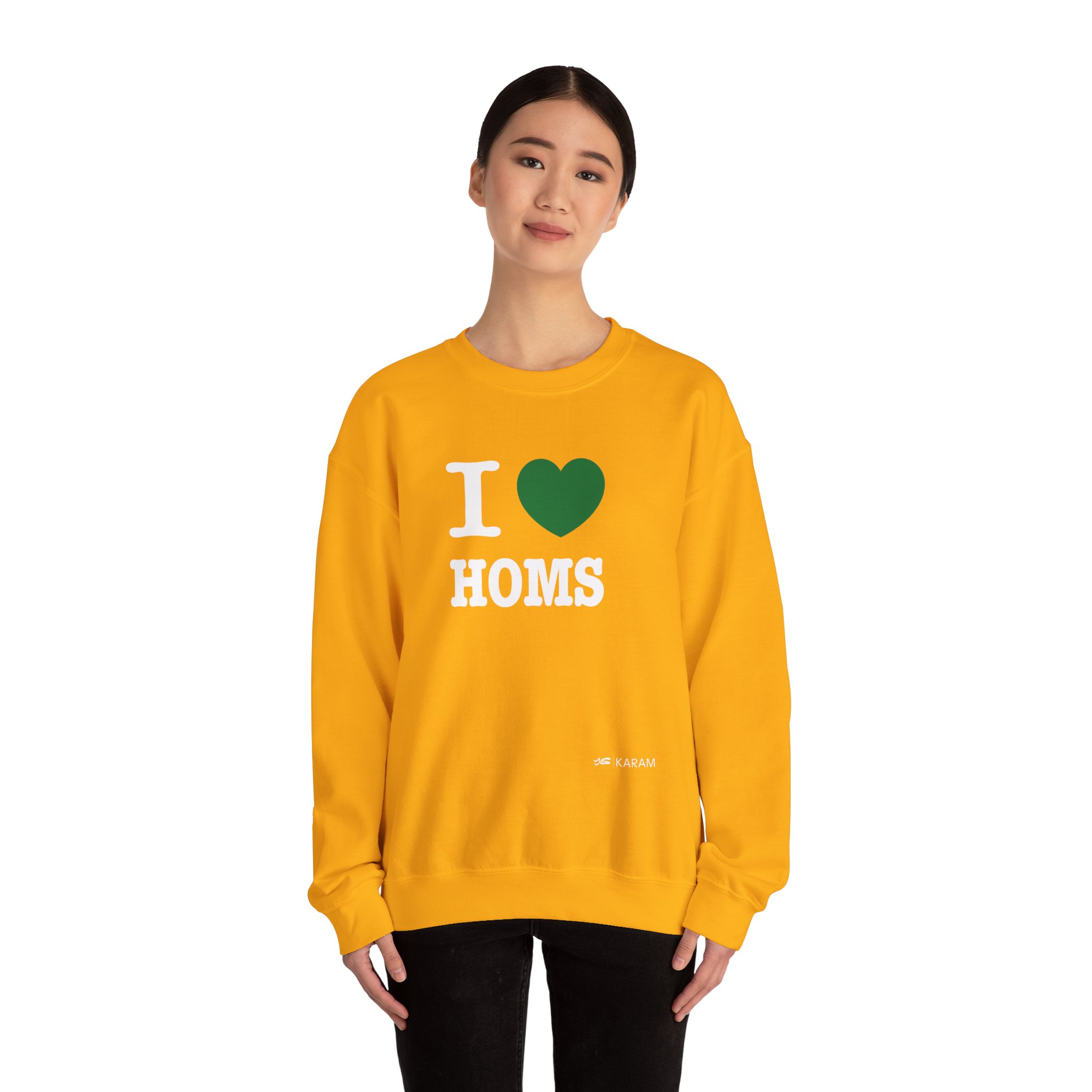 I Love Homs Unisex Heavy Blend Crewneck - Image 13