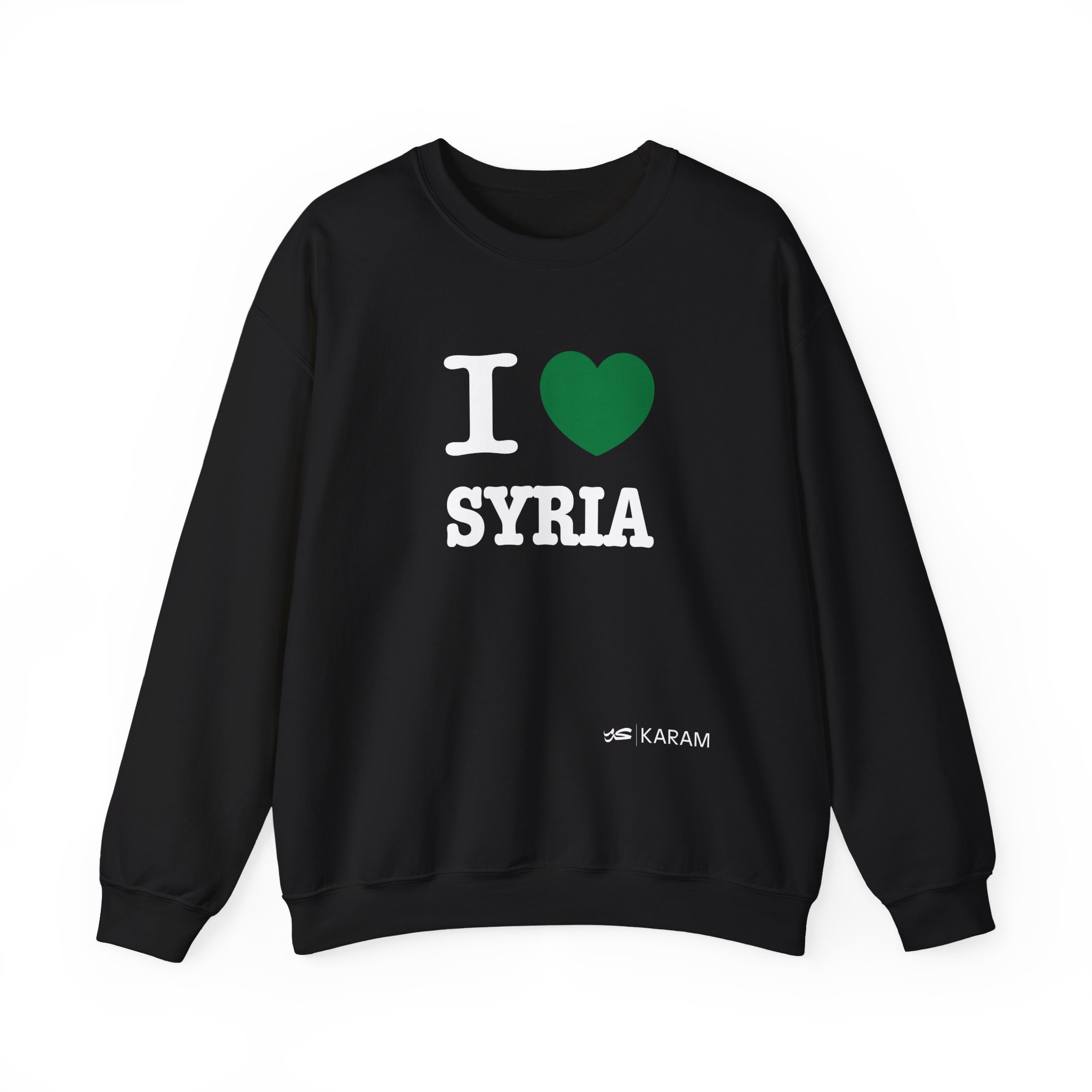 I Love Syria Unisex Heavy Blend Crewneck - Image 5