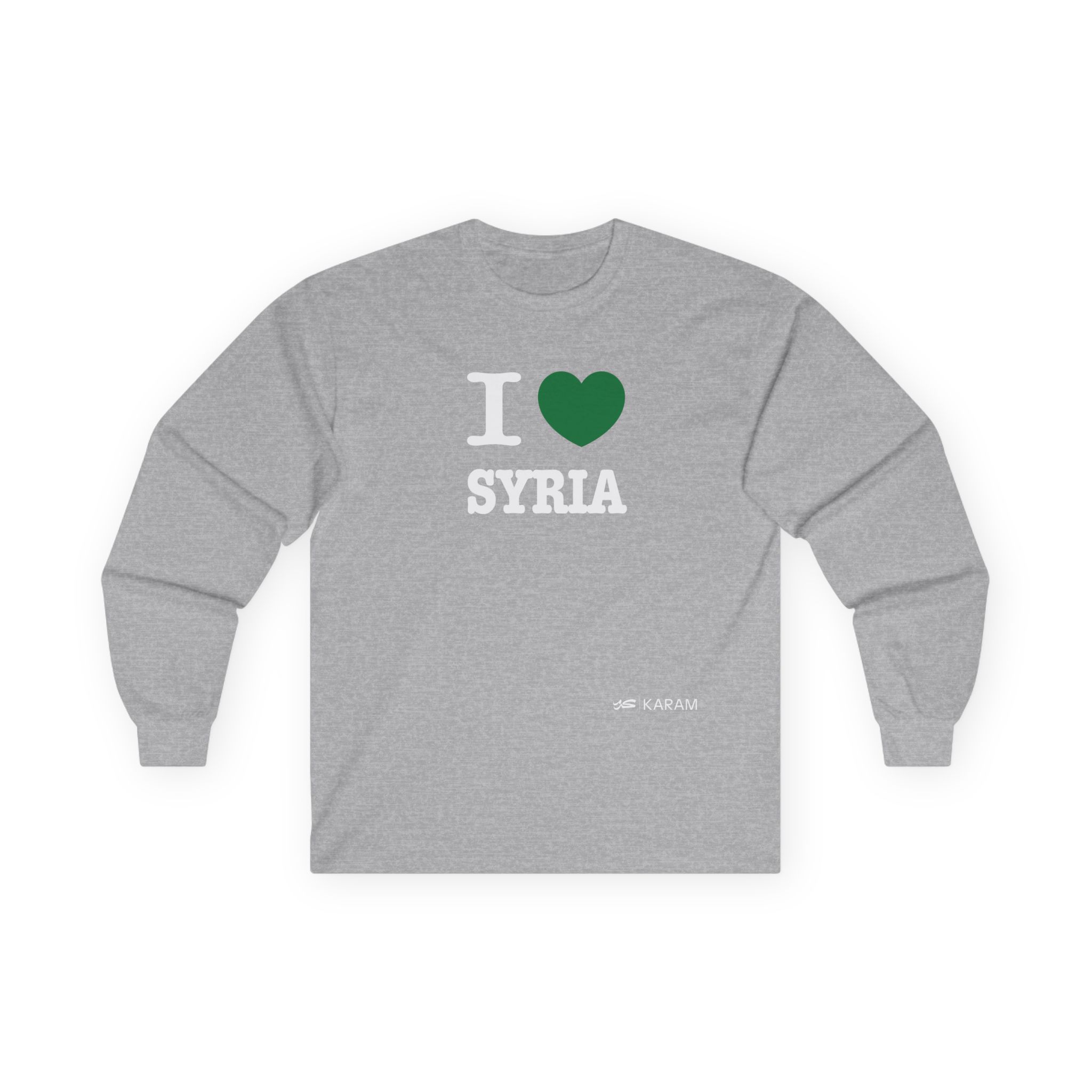 I Love Syria Unisex Ultra Cotton Long Sleeve Tee - Image 5