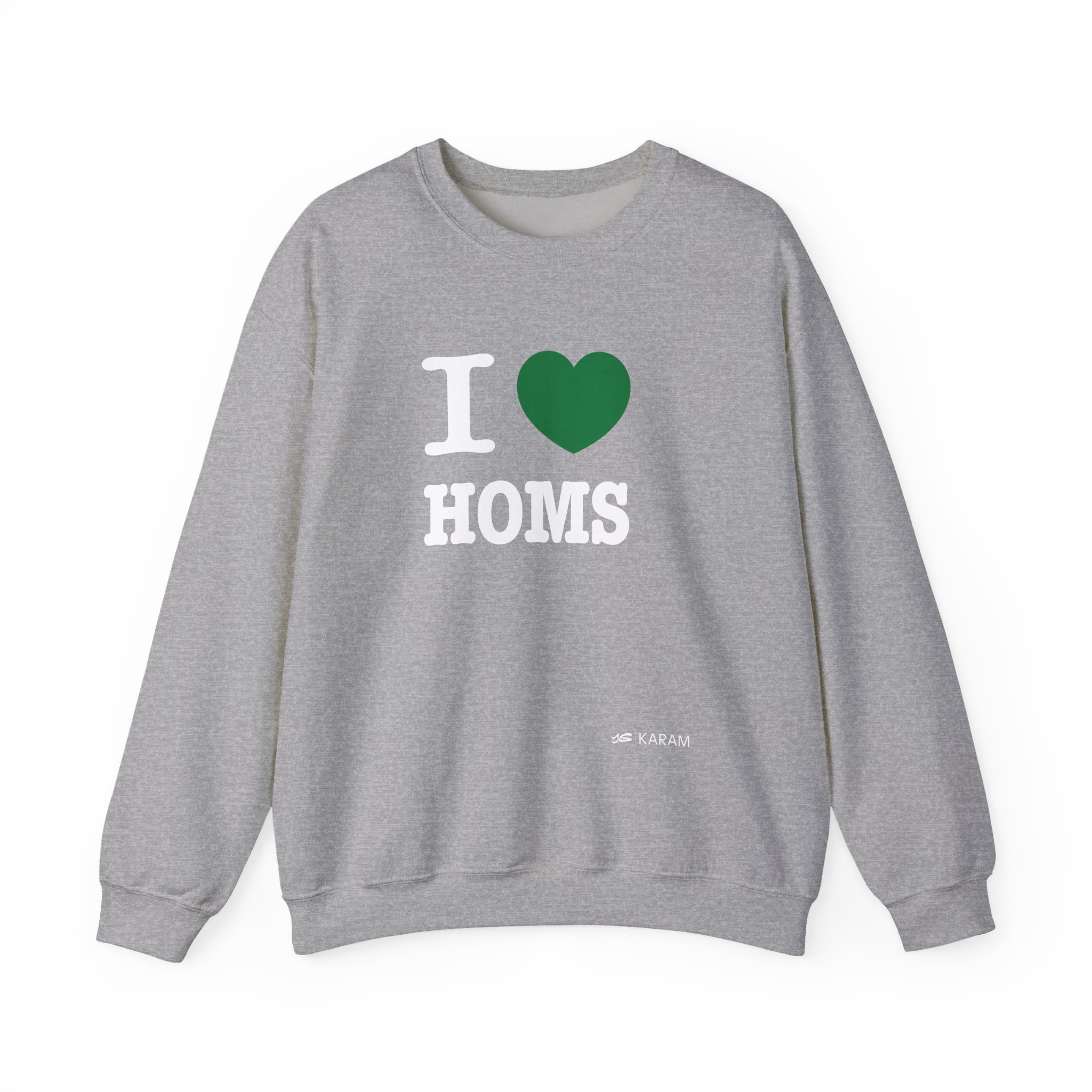 I Love Homs Unisex Heavy Blend Crewneck - Image 9