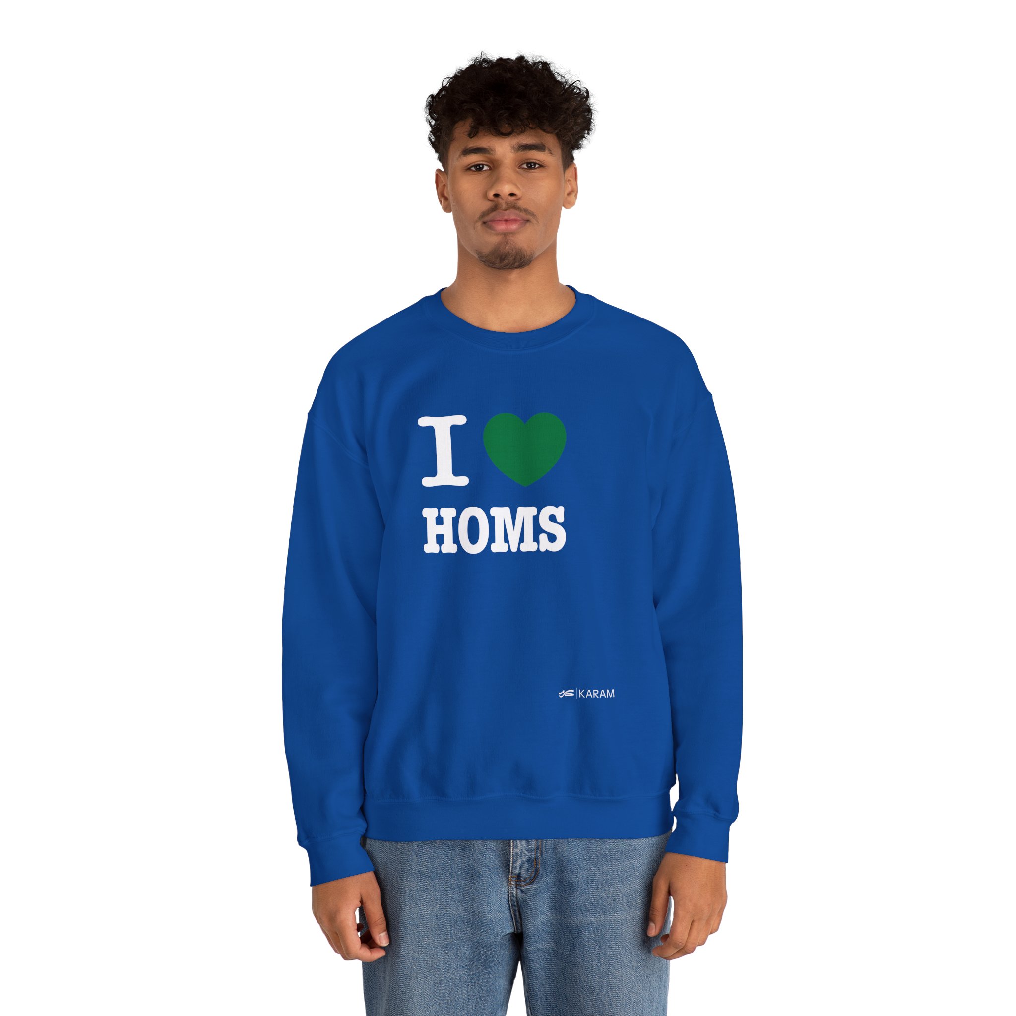 I Love Homs Unisex Heavy Blend Crewneck - Image 26