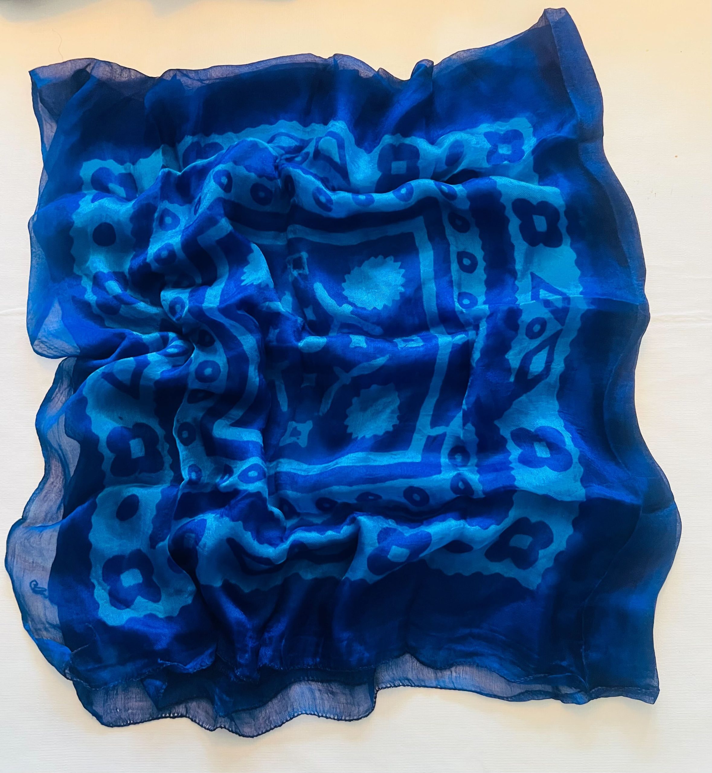 Sayeh Silk Scarf + Artisan Pouch - Image 2