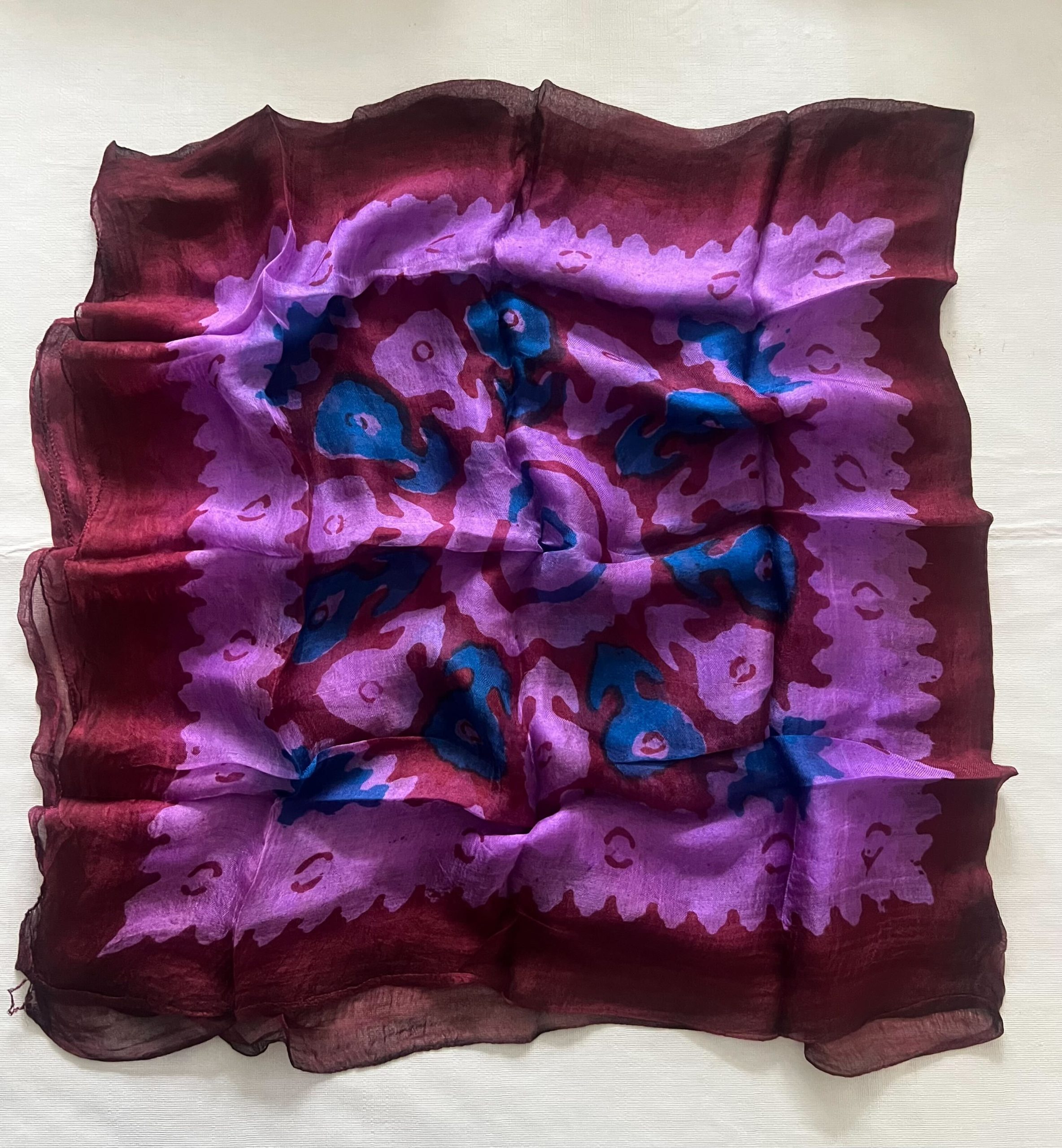 Sayeh Silk Scarf + Artisan Pouch - Image 4