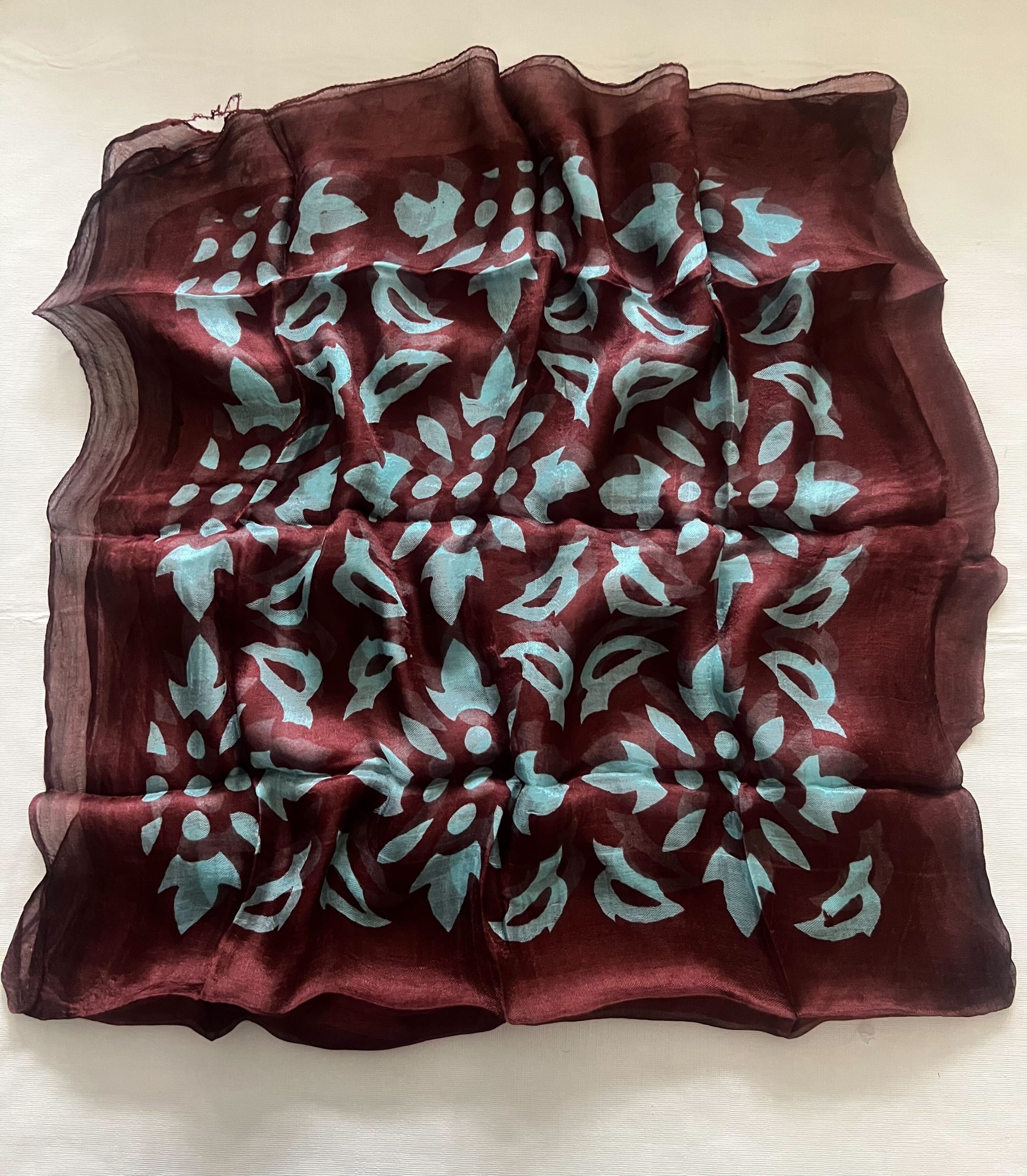 Sayeh Silk Scarf + Artisan Pouch - Image 6