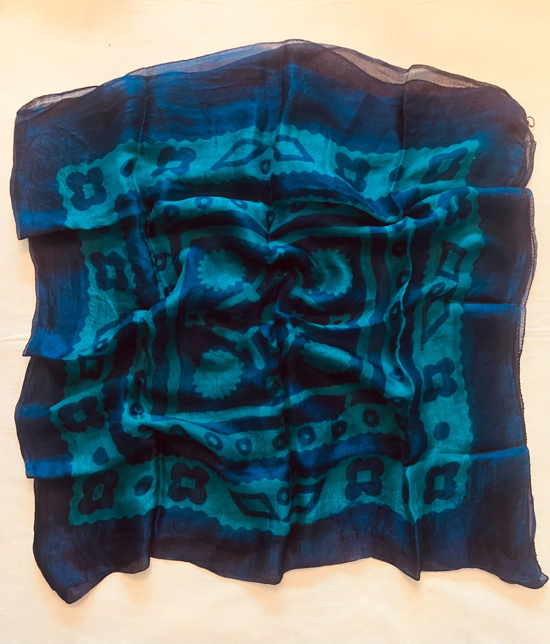 Sayeh Silk Scarf + Artisan Pouch - Image 7