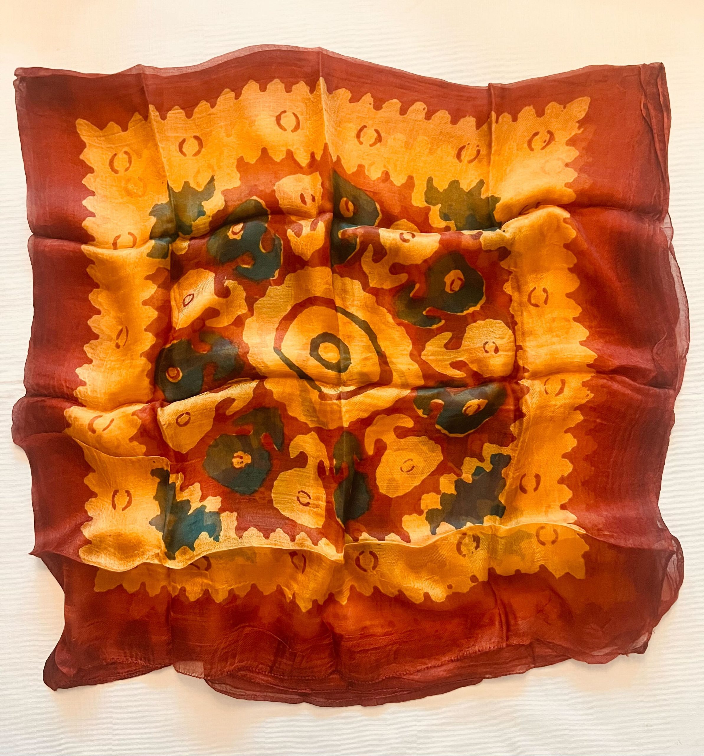 Sayeh Silk Scarf + Artisan Pouch - Image 9